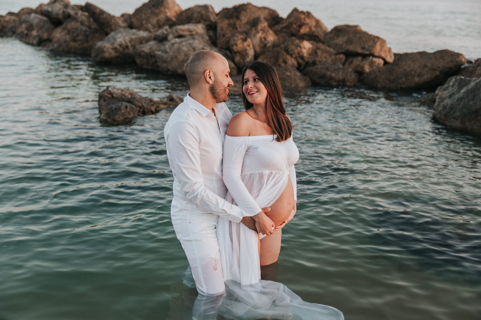 Foto Gravidanza Maternity Sicilia Mare 18