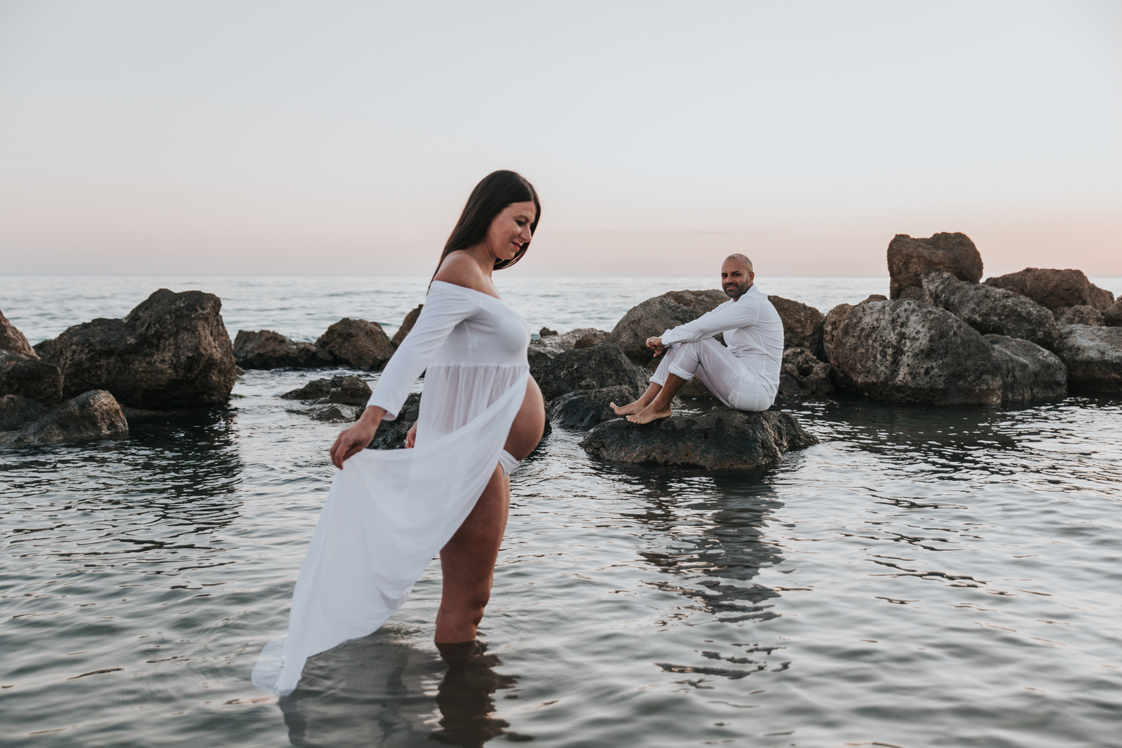 Foto Gravidanza Maternity Sicilia Mare 22
