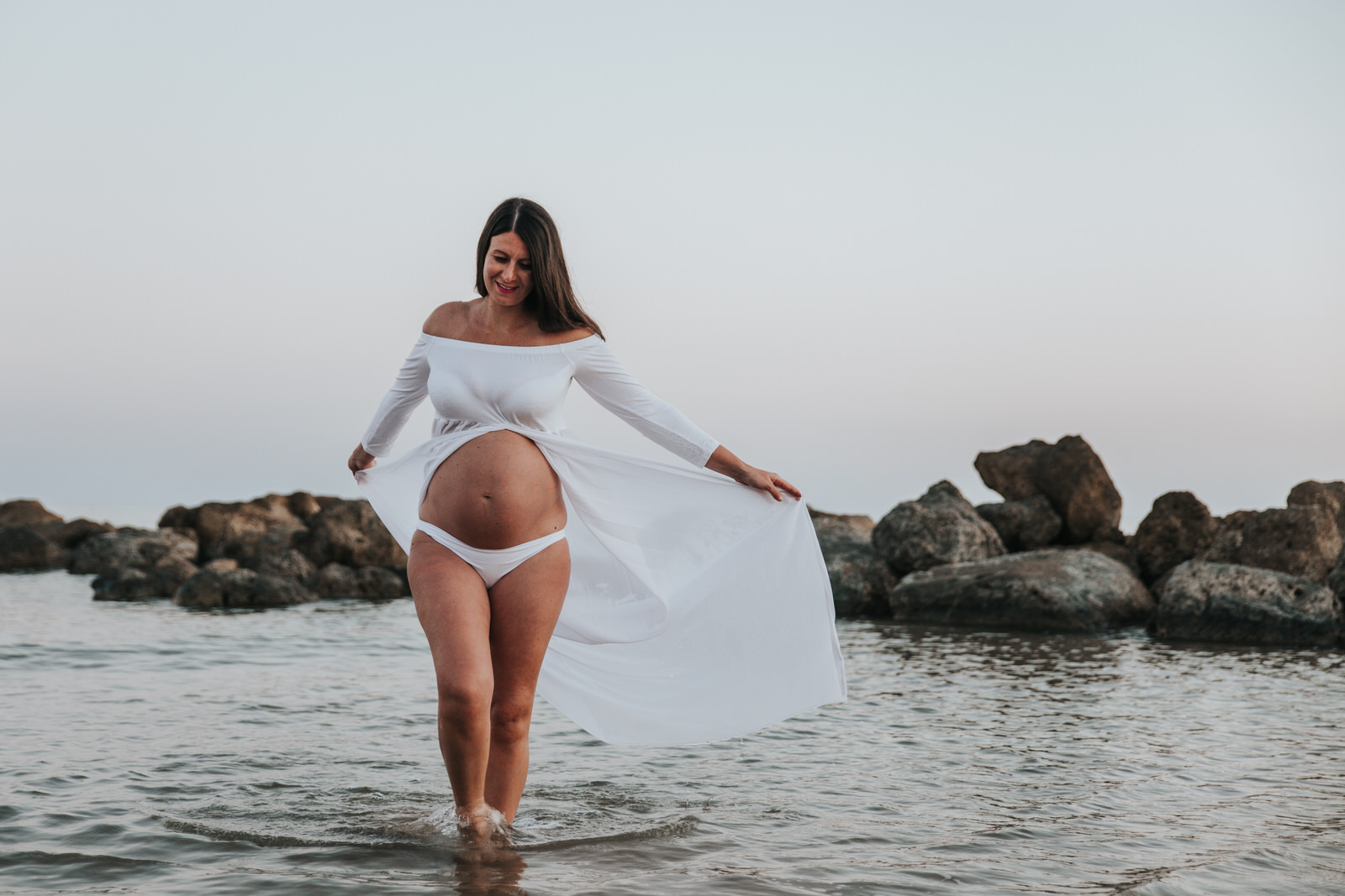 Foto Gravidanza Maternity Sicilia Mare 24