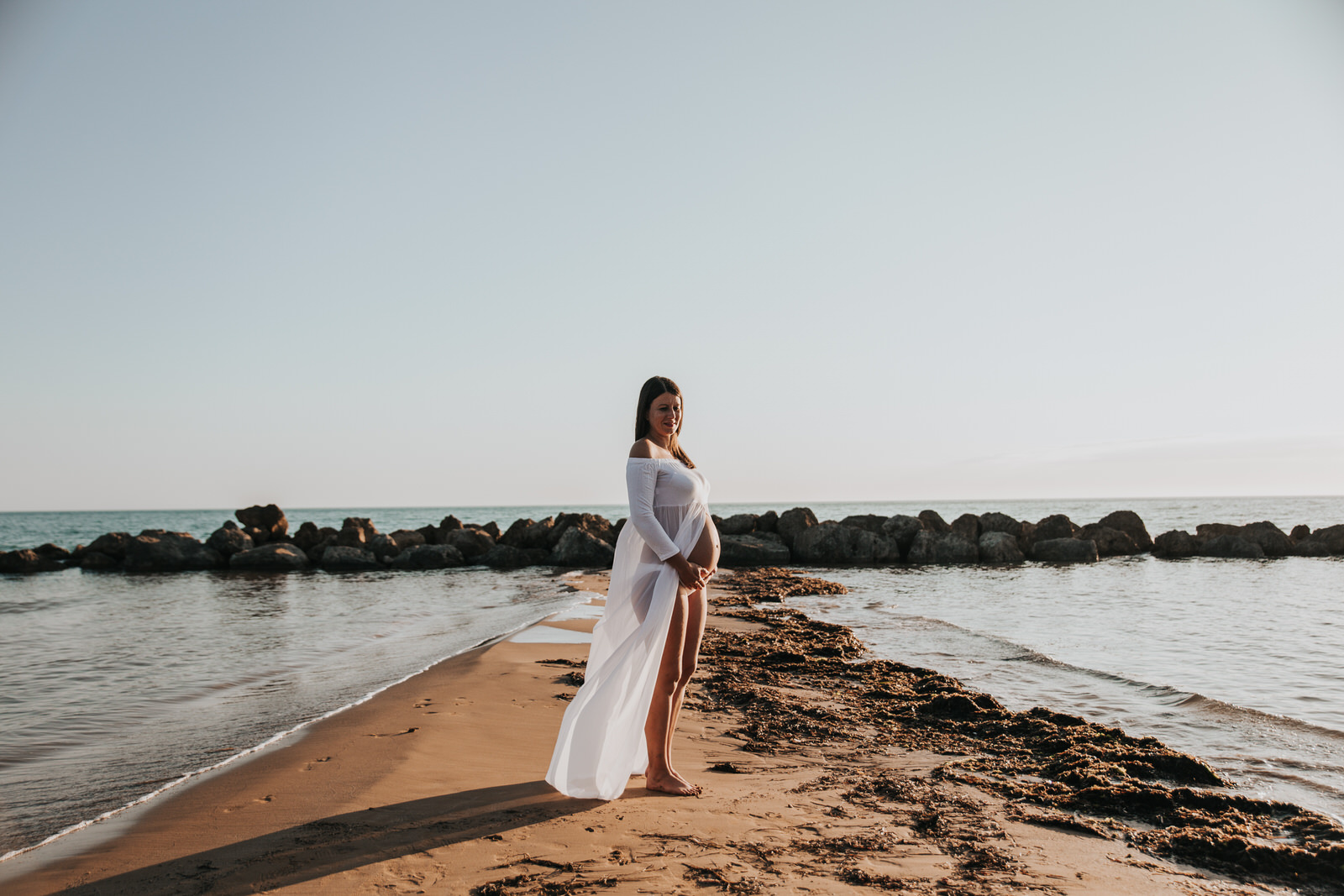 Foto Gravidanza Maternity Sicilia Mare 8